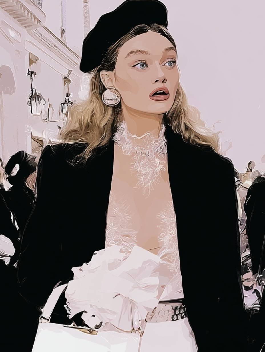 Karma Wears Alexander McQueen - A Bad Girl's Journal Edition (Portrait)